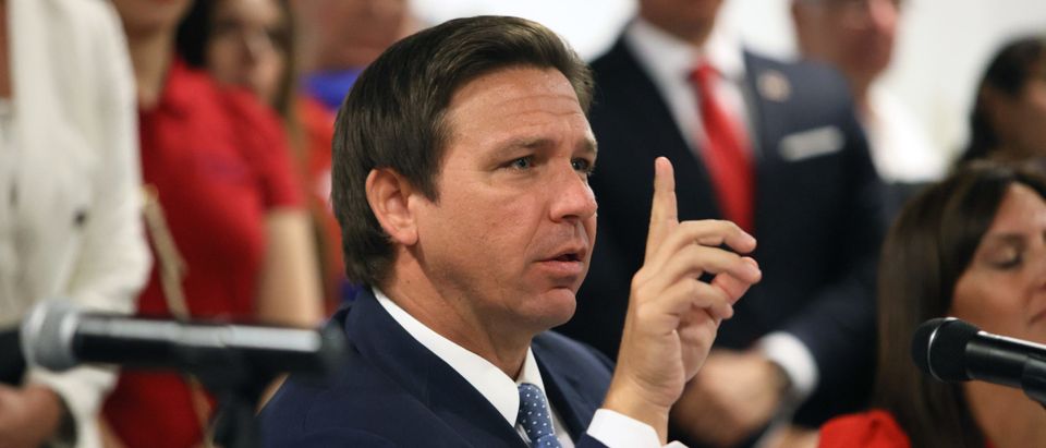 Florida Governor DeSantis Holds Roundtable On Cuba In Miami
