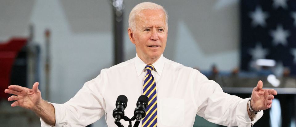 President Biden Delivers Remarks At Mack Truck Facility In Pennsylvania