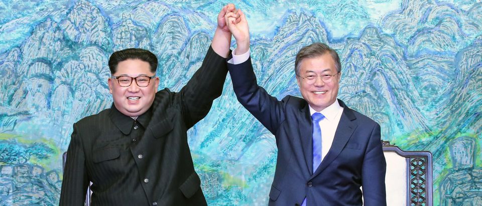 South Korean President Moon Jae-in and North Korean leader Kim Jong Un