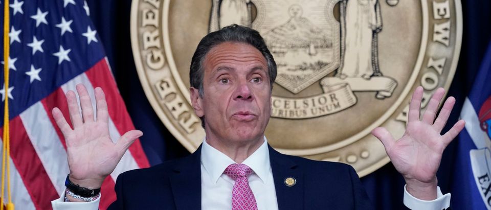 New York Governor Andrew Cuomo Holds Covid Briefing In New York City