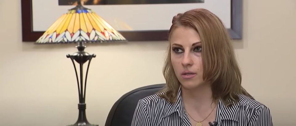 Rebecca Firlit, an Illinois mother who was stripped of custody of her son because she was unvaccinated. (Screenshot/YouTube/Fox 32 Chicago)