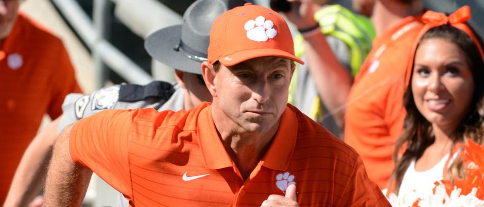 Dabo Swinney Says Clemson Will Respond And Get Back After Starting 2 2 The Daily Caller