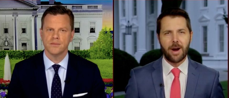 Willie Geist and Brian Deese appear on "Morning Joe." Screenshot/MSNBC