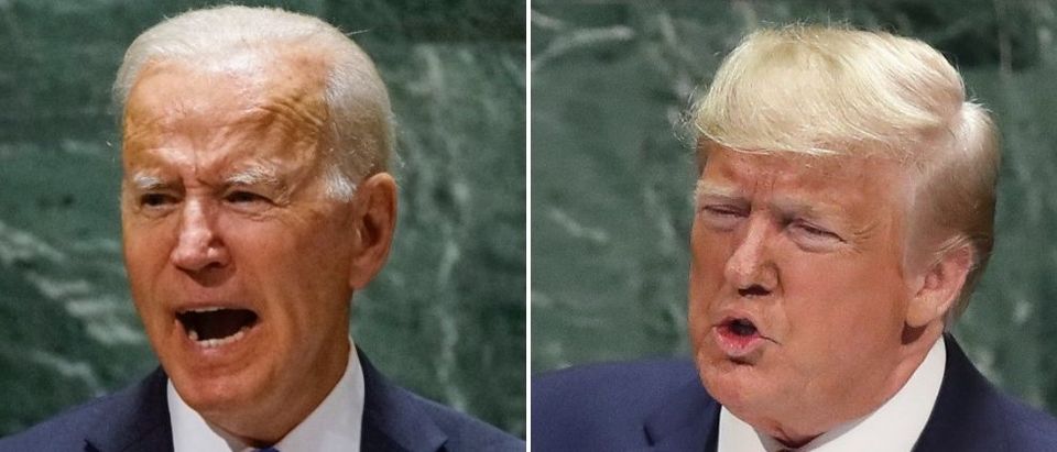 President Joe Biden spoke to the UN General Assembly on Tuesday. (Eduardo Munoz-Pool/Getty Images, Drew Angerer/Getty Images)