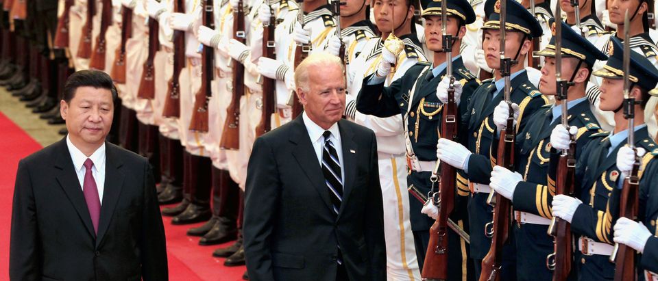 U.S. Vice President Joe Biden Meets Chinese Vice President Xi Jinping