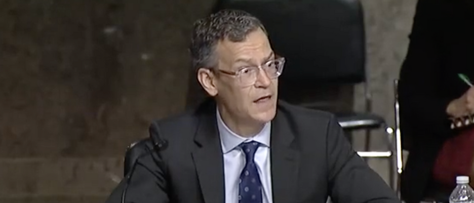 Colin Kahl said the intelligence community estimates ISIS-K couldn't have the ability to attack the US in as little as six months. (Screenshot Internet, Hearing on Security in Afghanistan and in the Regions of South and Central Asia)