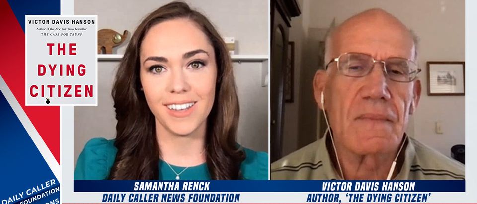 Victor Davis Hanson speaks with the Daily Caller News Foundation