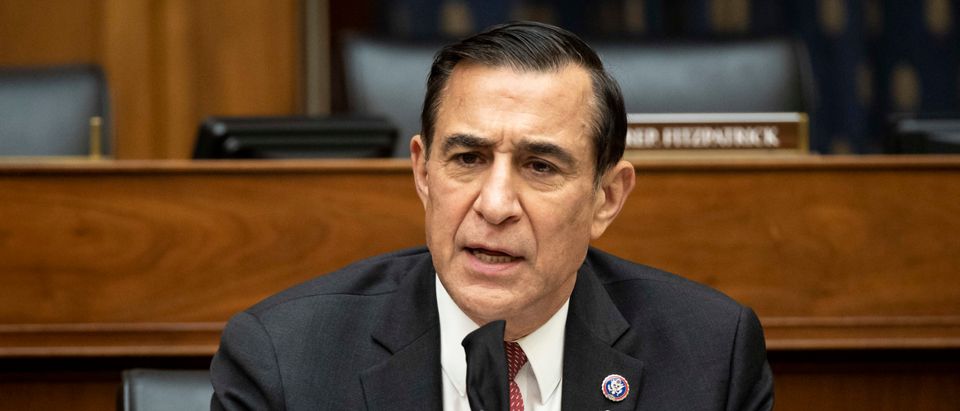 WASHINGTON, DC - MARCH 10: Rep. Darrell Issa (R-CA) speaks as U.S. Secretary of State Antony Blinken testifies before the House Committee On Foreign Affairs March 10, 2021 on Capitol Hill in Washington, DC. Blinken is expected to take questions about the Biden administration's priorities for U.S. foreign policy. (Photo by Ting Shen-Pool/Getty Images)