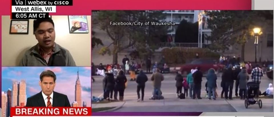 Angelito Tenorio recounts the deadly Waukesha, Wisconsin tragedy [Twitter Screenshot New Day]