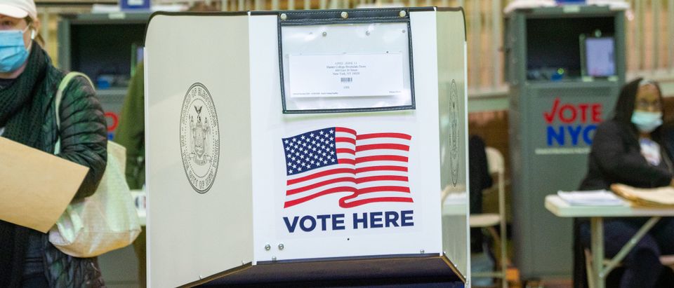 People Go To The Polls On Last Day Of Early Voting In New York