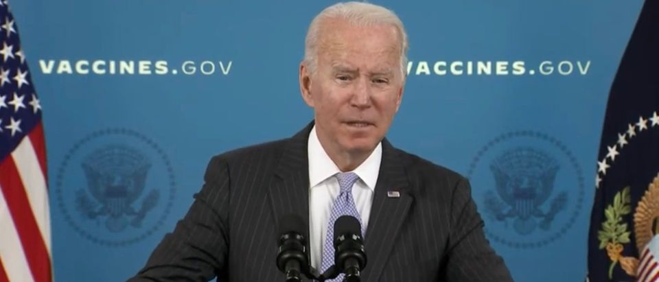 President Joe Biden. (Screenshot/YouTube/Washington Post)