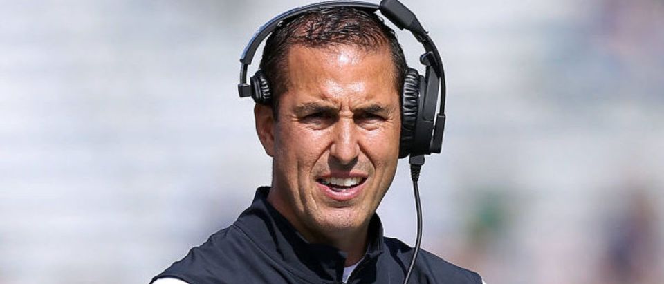 NEW ORLEANS, LOUISIANA - OCTOBER 30: Head coach Luke Fickell of the Cincinnati Bearcats reacts during the second half against the Tulane Green Wave at Yulman Stadium on October 30, 2021 in New Orleans, Louisiana. (Photo by Jonathan Bachman/Getty Images)
