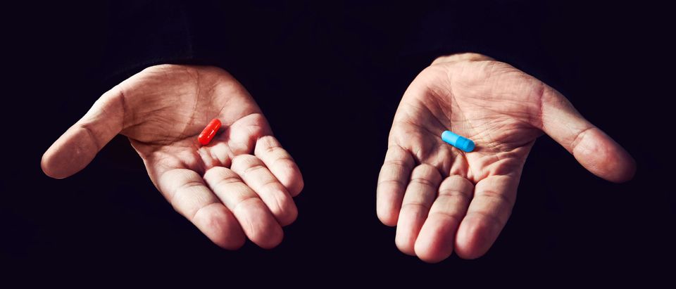 Red,Pill,Blue,Pill,Concept.,The,Right,Choice,The,Concept