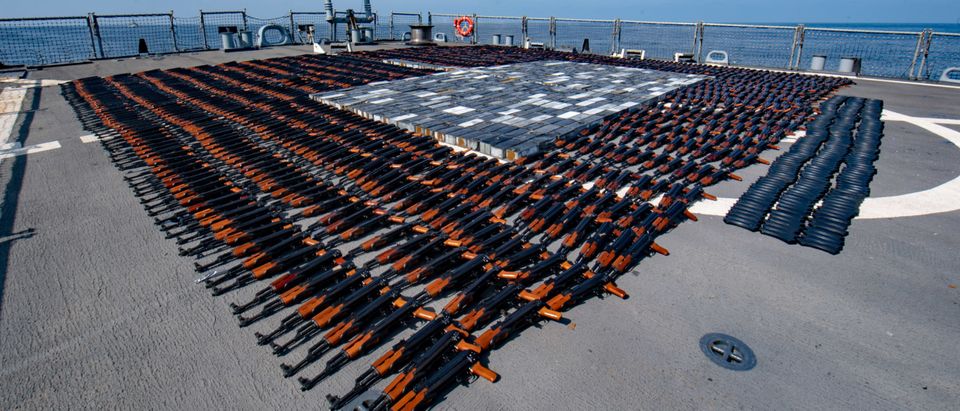 U.S. Navy Seizes 1,400 Assault Rifles During Illicit Weapons Interdiction