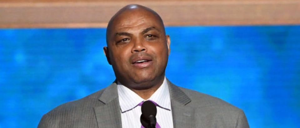 SANTA MONICA, CALIFORNIA - JUNE 24: Charles Barkley speaks onstage during the 2019 NBA Awards presented by Kia on TNT at Barker Hangar on June 24, 2019 in Santa Monica, California. (Photo by Kevin Winter/Getty Images for Turner Sports)