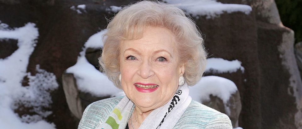 LOS ANGELES, CA - DECEMBER 11: Betty White attends Betty "White Out" Tour at The Los Angeles Zoo with The Lifeline Program at Los Angeles Zoo on December 11, 2012 in Los Angeles, California. (Photo by Brian To/Getty Images for The Lifeline Program)