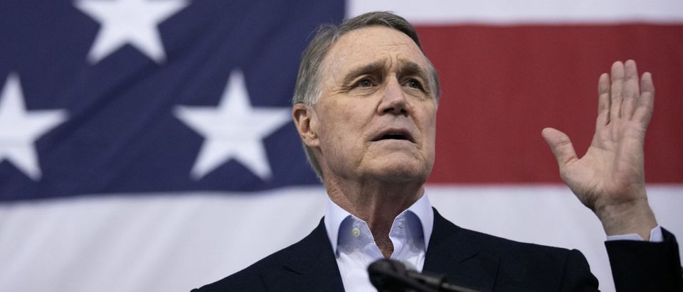 Sen. Perdue Holds Campaign Event On First Day Of Early Voting For Georgia Runoff Election