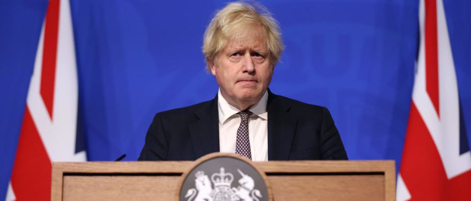 Boris Johnson Holds Press Conference After New Covid-19 Variant Found In UK