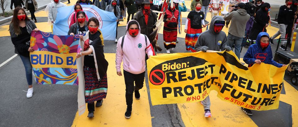 Environmental Activists Call On Biden Administration To Cancel Oil Pipeline Projects