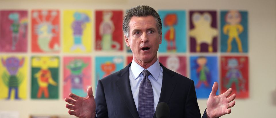California Governor Newsom Speaks On State's School Safety And Covid Prevention Efforts