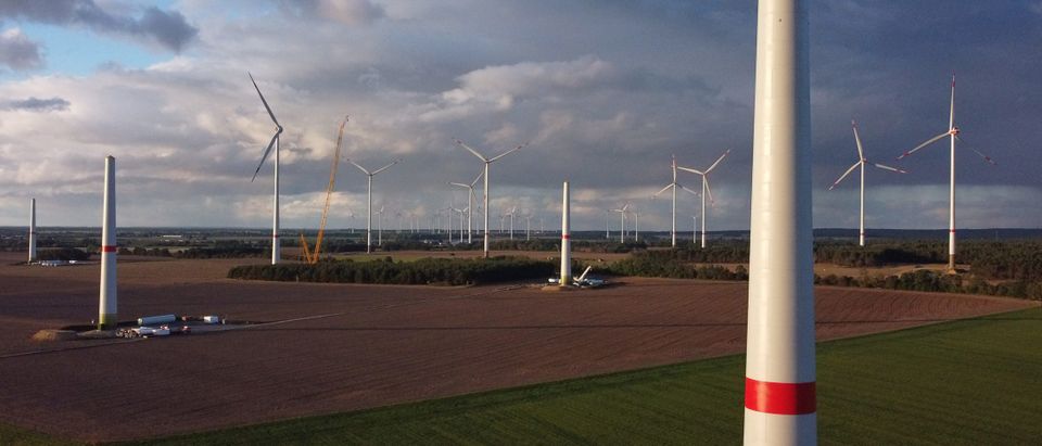 Wind Farm Under Construction