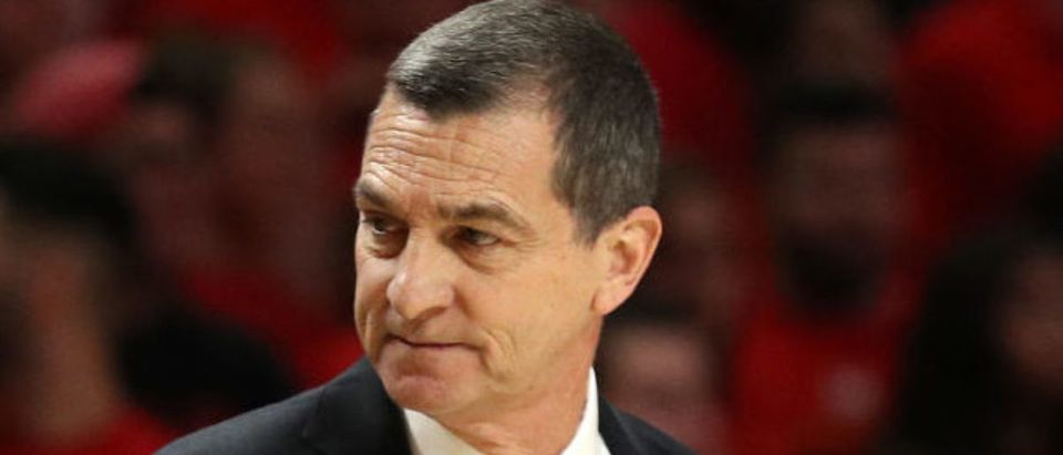 COLLEGE PARK, MARYLAND - JANUARY 30: Head coach Mark Turgeon of the Maryland Terrapins looks on against the Iowa Hawkeyes during the first half at Xfinity Center on January 30, 2020 in College Park, Maryland. (Photo by Patrick Smith/Getty Images)