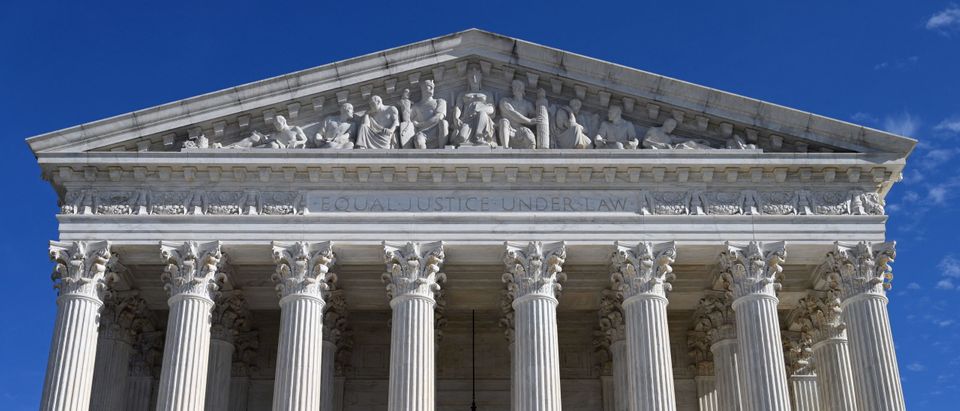 The US Supreme Court in Washington, DC, on December 4, 2021. (Photo by DANIEL SLIM/AFP via Getty Images)
