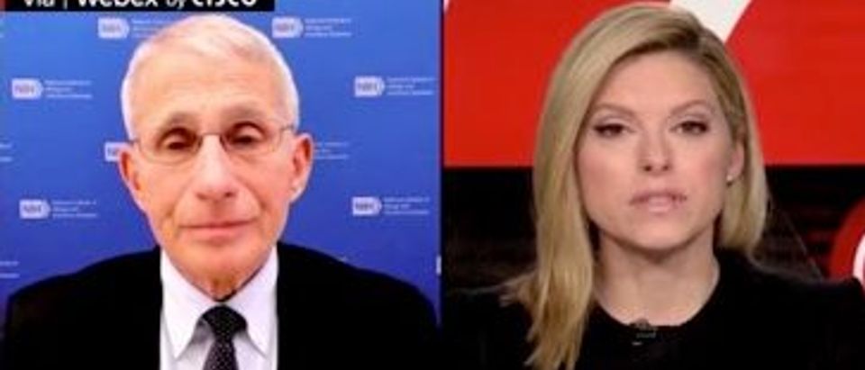 Dr. Anthony Fauci said he believes the definition of fully vaccinated will change. (Screenshot CNN, At This Hour With Kate Bolduan)
