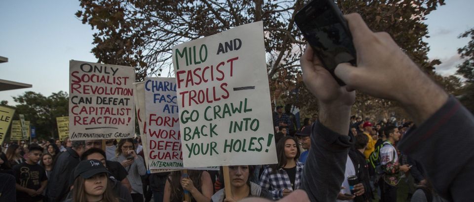 Speaking Engagement By Right-Wing Firebrand Milo Yiannopoulos Draws Protests At California State University
