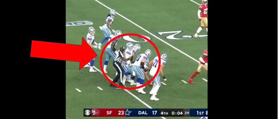 Dallas Cowboys (Credit: Screenshot/Twitter Video https://twitter.com/NFL/status/1482879920975986690)