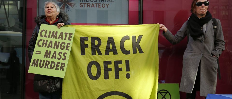 BRITAIN-PROTEST-FRACKING-ENERGY-GAS-ENVIRONMENT