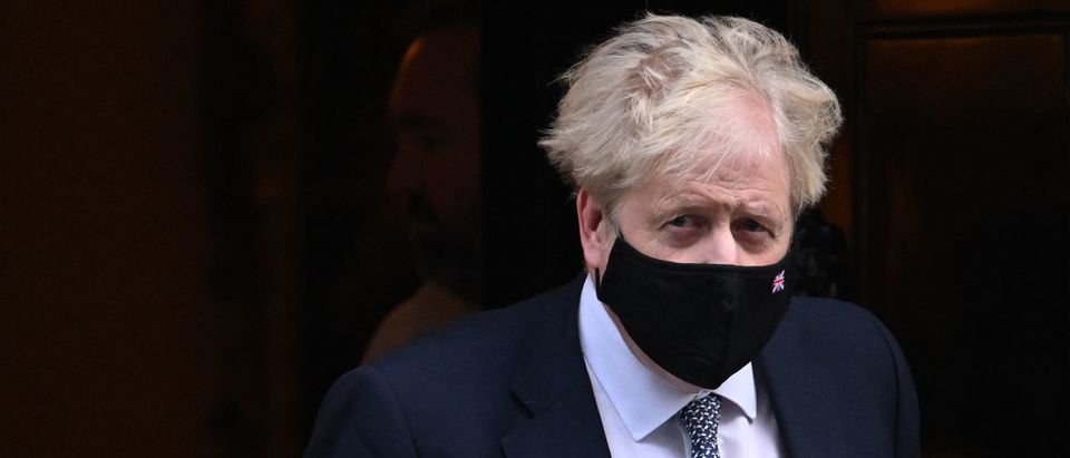 Beleaguered Boris Johnson Leaves For Prime Minister's Questions