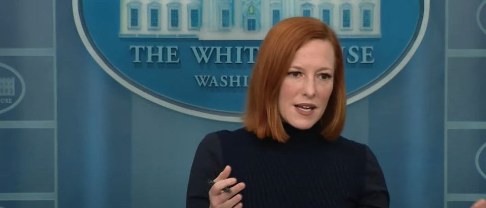 Jen Psaki answers questions during a press briefing [NBC News Youtube]