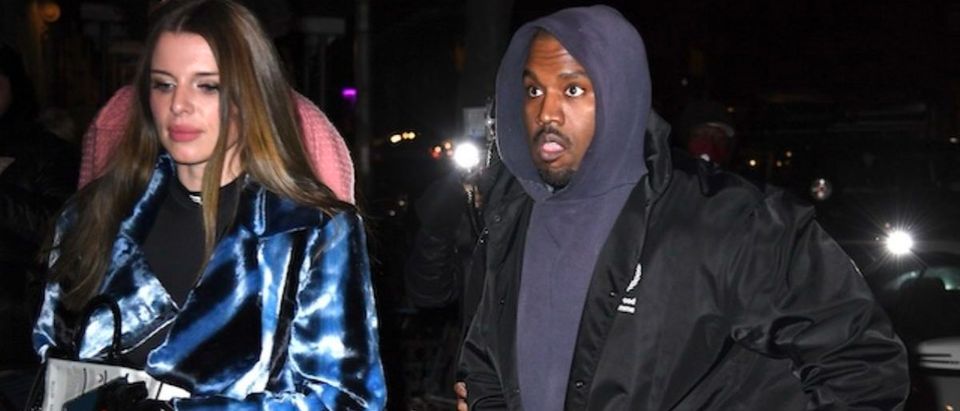 Kanye West And New Girlfriend Julia Fox Step Out On NYC Dinner Date.