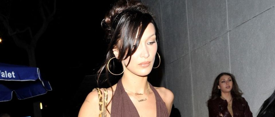 Bella Hadid At Craig's For A Friends Birthday Party Dinner