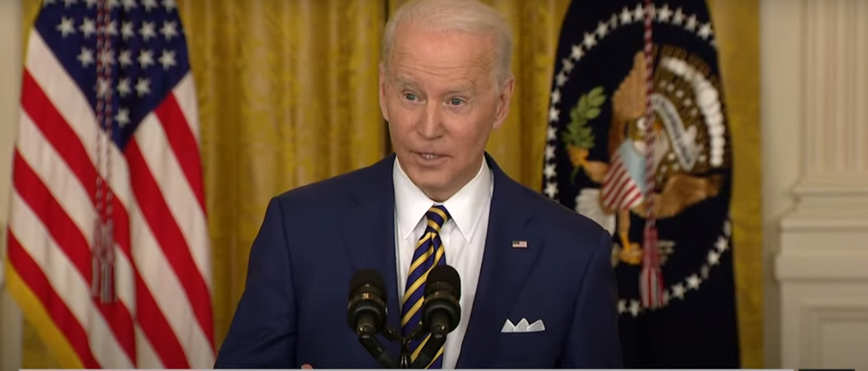 President Joe Biden. (Screenshot/YouTube/Washington Post)