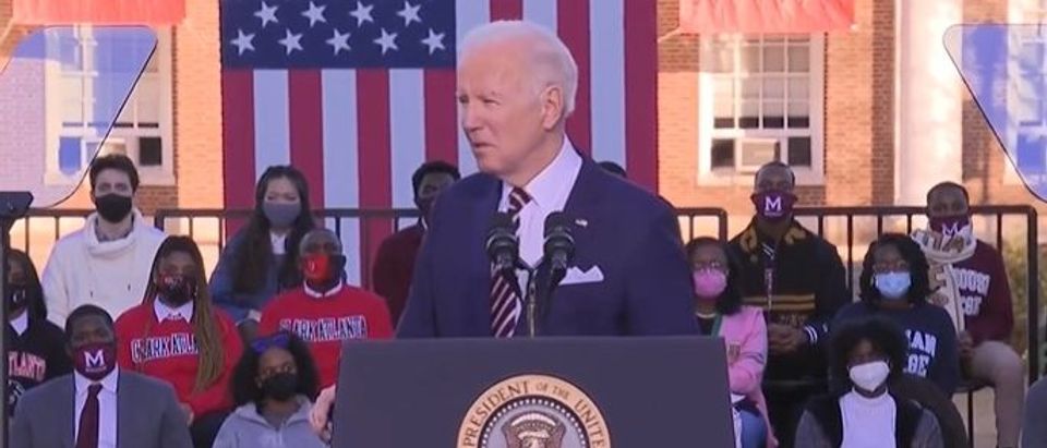 President Joe Biden speaks in Georgia [Twitter Screenshot RNC Research]