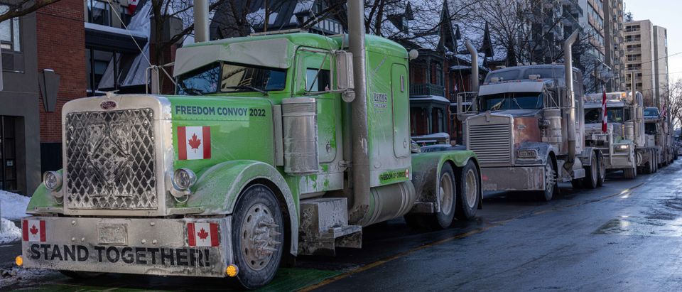 Canadian Truckers Protest In Ottawa Against Vaccine Mandates