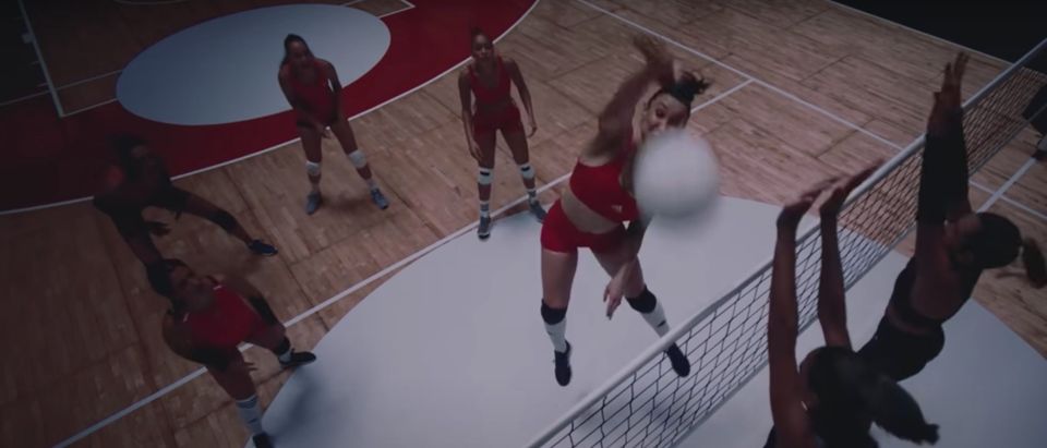 Trans Volleyball Player.Screenshot/YouTube/Adidas