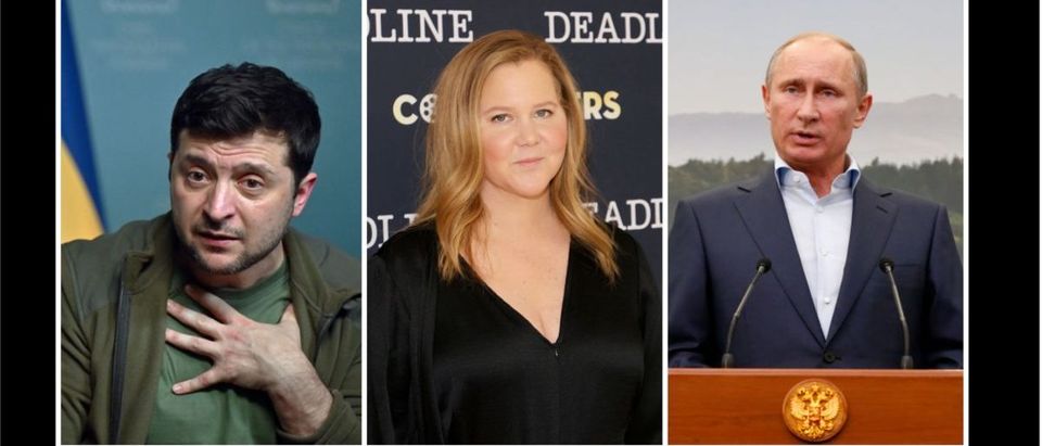 Amy Schumer (Credit: SERGEI SUPINSKY/AFP via Getty Images and Jamie McCarthy/Getty Images for Deadline and Matt Dunham - WPA Pool /Getty Images)