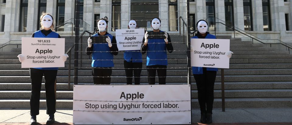 Activists Protest Apple Over China's Treatment Of Uyghurs