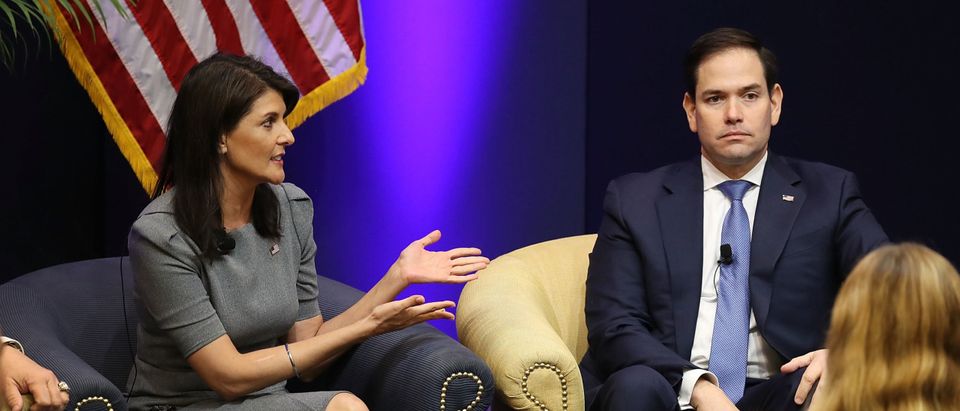 Marco Rubio And Nikki Haley Hold Meeting With Latin American Leaders In Miami