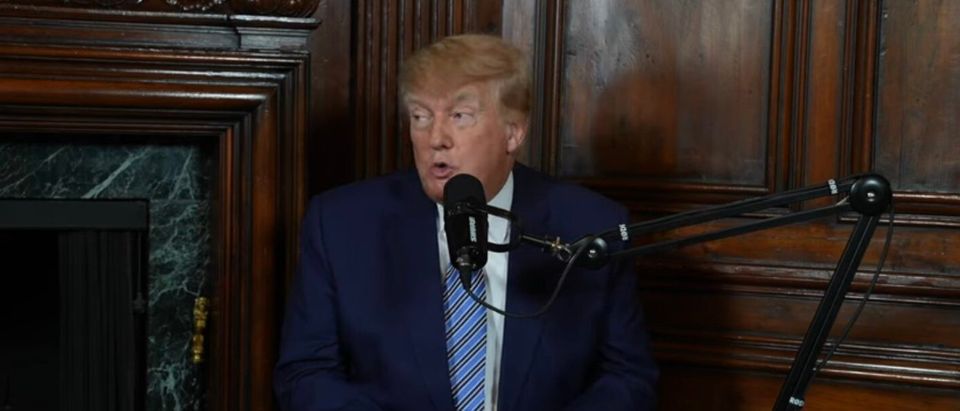 Former President Donald Trump on Full Send podcast