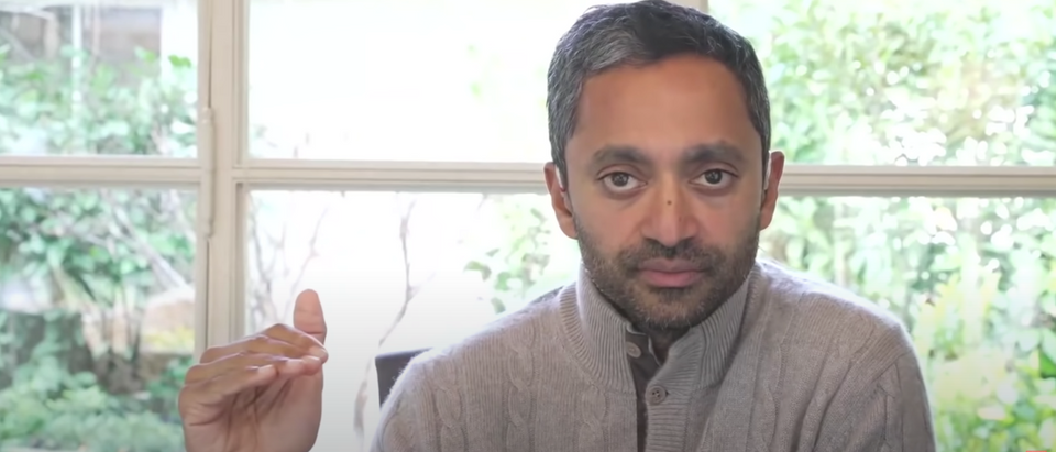 Chamath Palihapitiya said that of all the things he cared about what was happening to the Uyghurs was below his line on the All-In Podcast on Jan. 15, 2022. [YouTube/Screenshot/All-InPodcast]