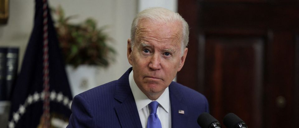 U.S. President Joe Biden announces additional military aid for Ukraine in speech at the White House in Washington