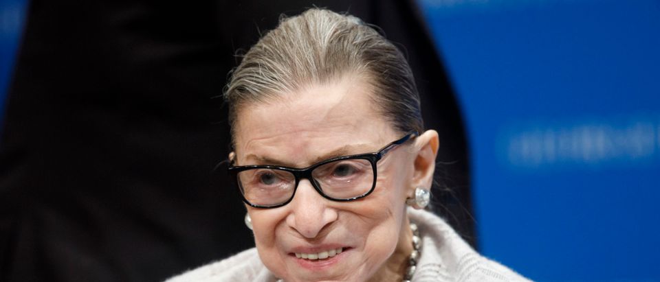 Supreme Court Justice Ruth Bader Ginsburg Delivers Remarks At Georgetown Law