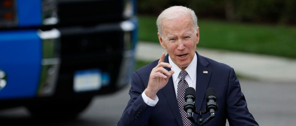 President Biden Delivers Remarks On His Trucking Action Plan To Relieve Supply Chain Issues