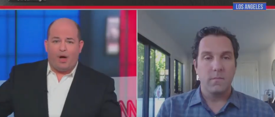 CNN's Brian Stelter discusses the end of CNN+ Friday [Twitter Screenshot Nicholas Fondacar]