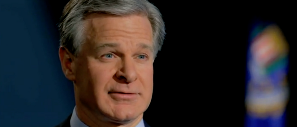 FBI Director Christopher Wray talks about violence against police officers on 60 Minutes [CBS News/ 60 Minutes]