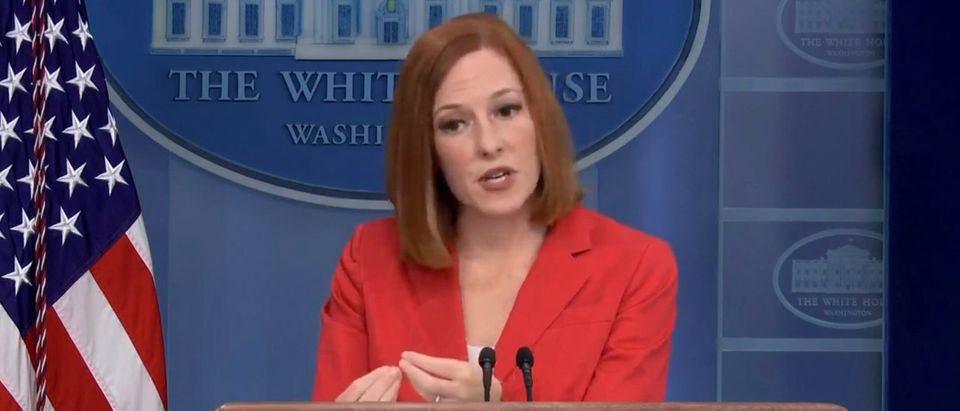 Jen Psaki said she didn't have any additional information regarding reports that Hunter Biden's business partner often visited the White House when Joe Biden was vice president. (Screenshot YouTube, White House Press Briefing 4/25/22)